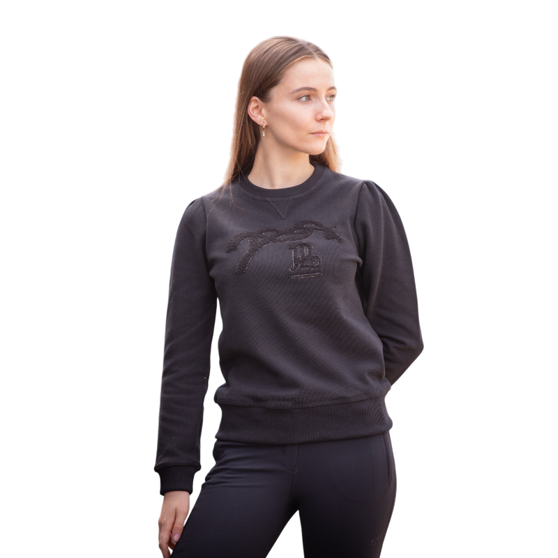 Pénélope - Sweat manches longues Clotilde noir | - Ohlala