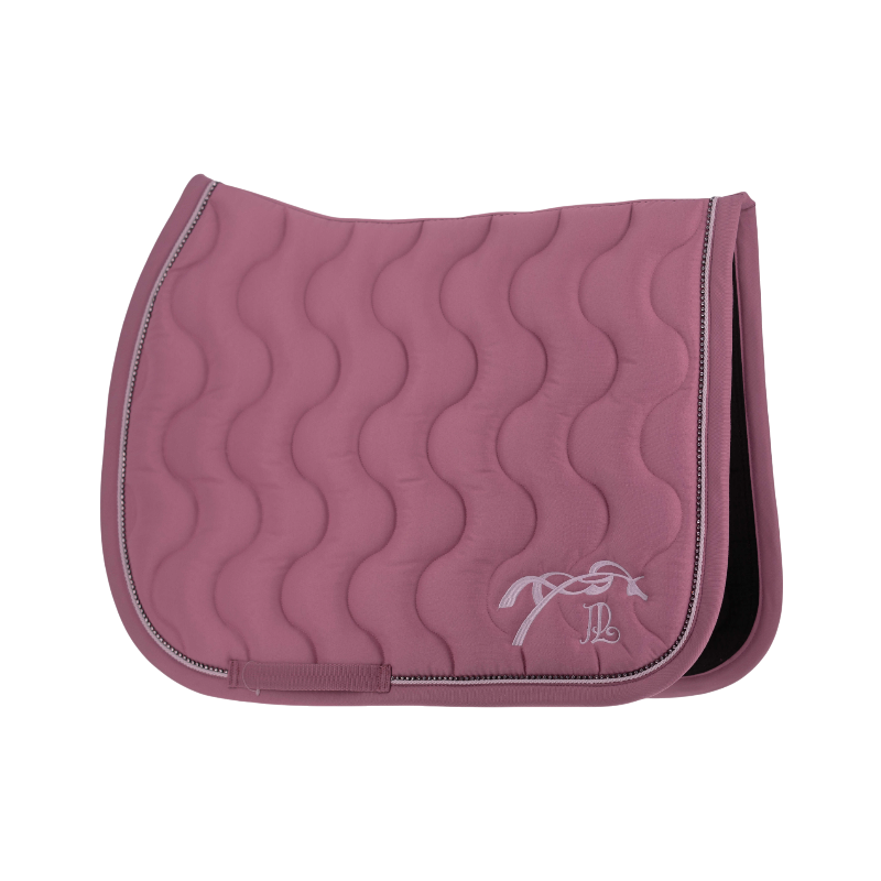 Pénélope - Tapis de selle Diamant lilas/ blanc