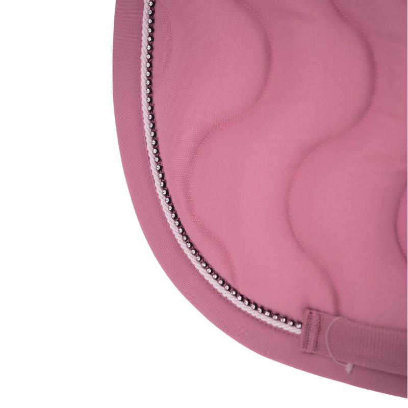 Pénélope - Tapis de selle Diamant lilas/ blanc