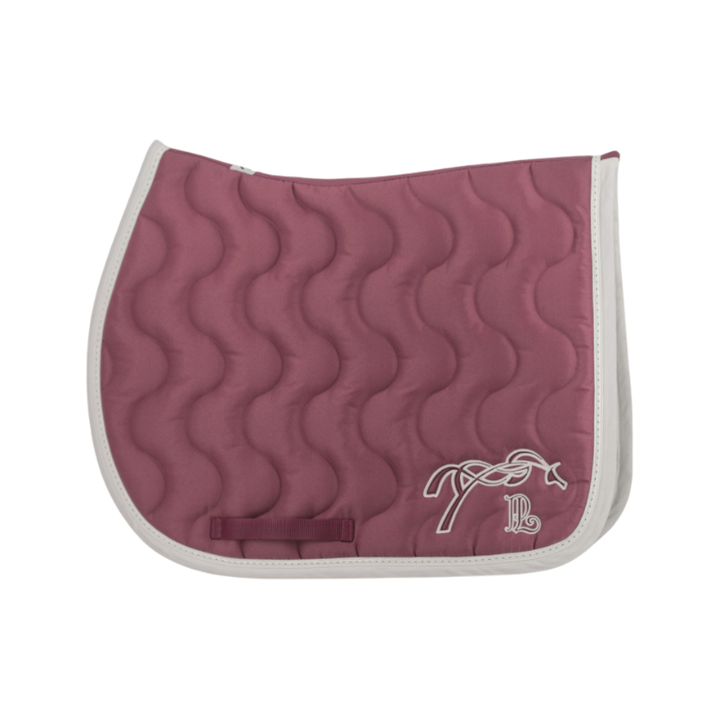 Pénélope - Tapis de selle classique magenta/ blanc | - Ohlala