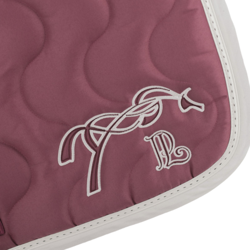 Pénélope - Tapis de selle classique magenta/ blanc | - Ohlala