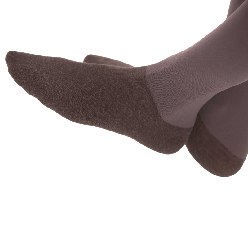 Pénélope - Chaussettes d'équitation Luxe gris (x2)