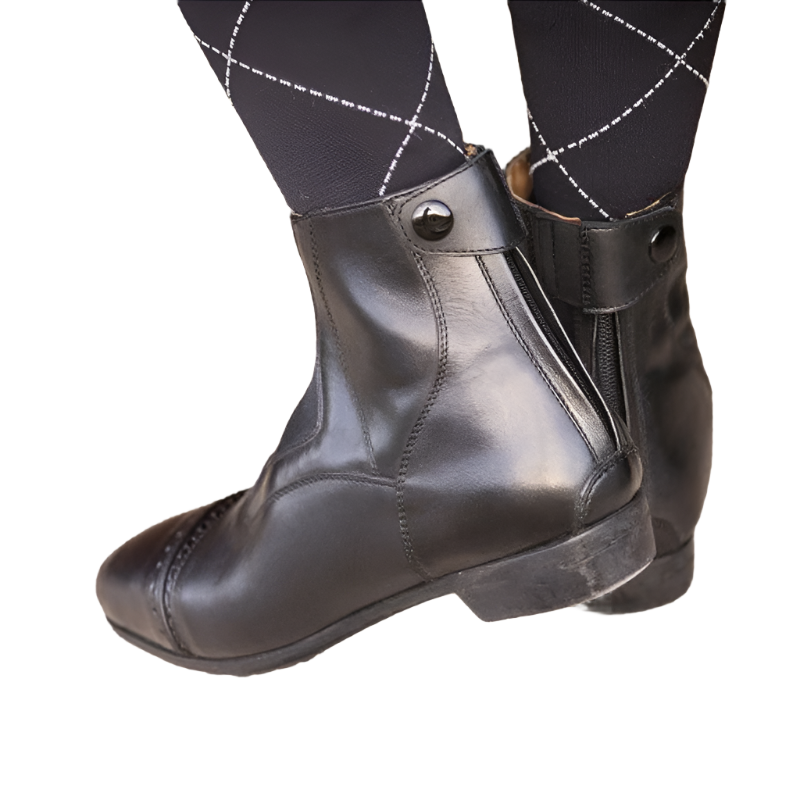 Pénélope - Boots d'équitation Celeste noir | - Ohlala