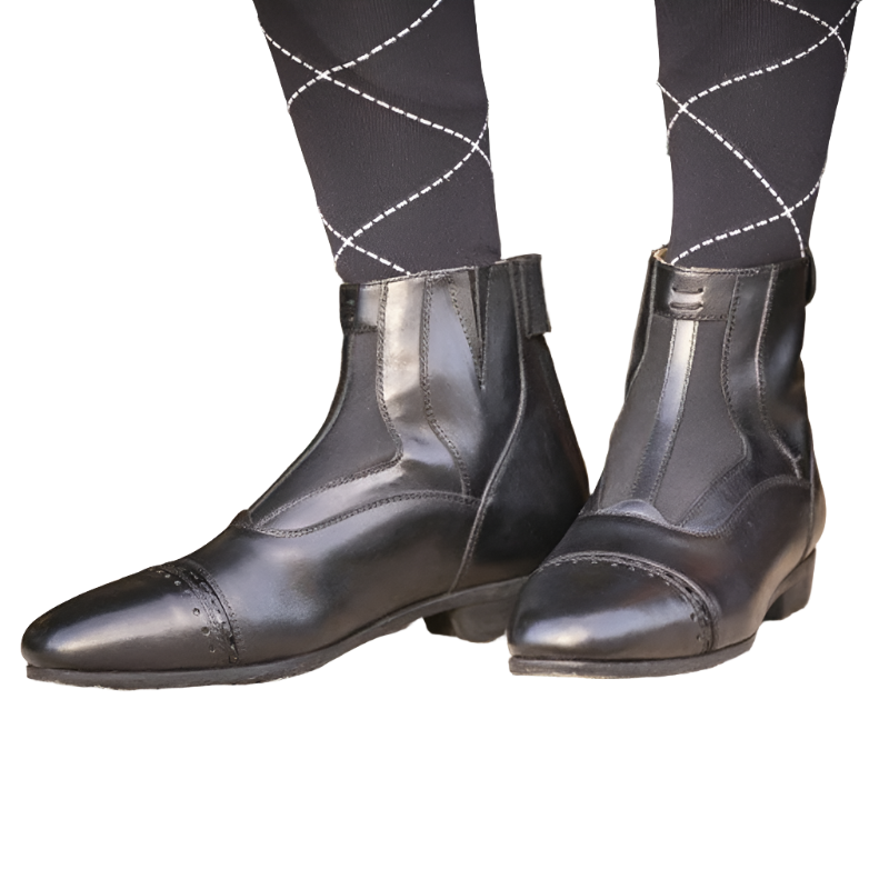 Pénélope - Boots d'équitation Celeste noir | - Ohlala
