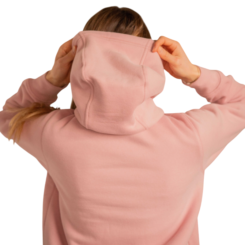 Pénélope - Sweat à capuche femme Polly rose