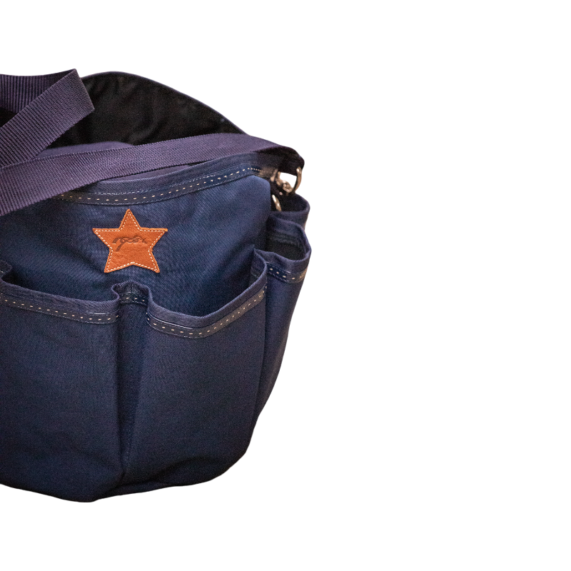 Pénélope - Sac de pansage Grooming marine | - Ohlala