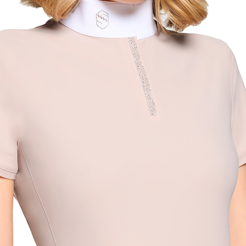 Samshield - Polo de concours femme Roxy powder pink | - Ohlala