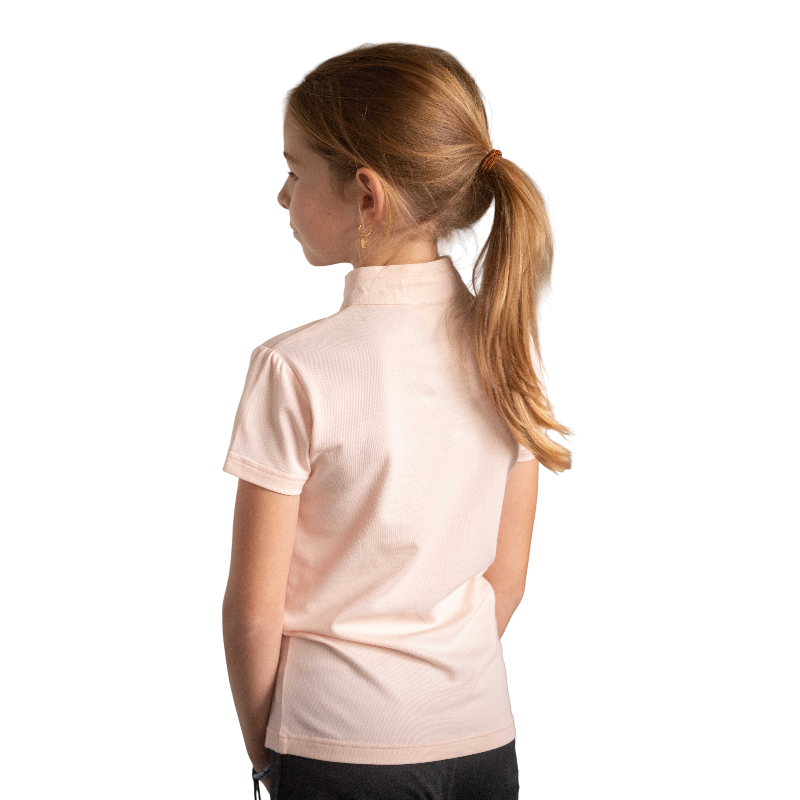 Eden by Pénélope - Polo manches courtes enfant Victorine nude | - Ohlala