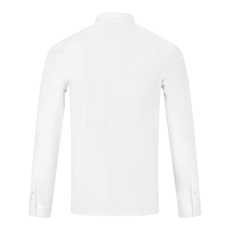 Kentucky Horsewear - Lange mouwen wedstrijd polo voor heren Classic wit