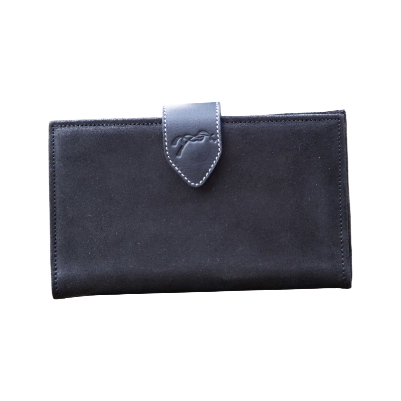 Pénélope - Bertille black glitter wallet