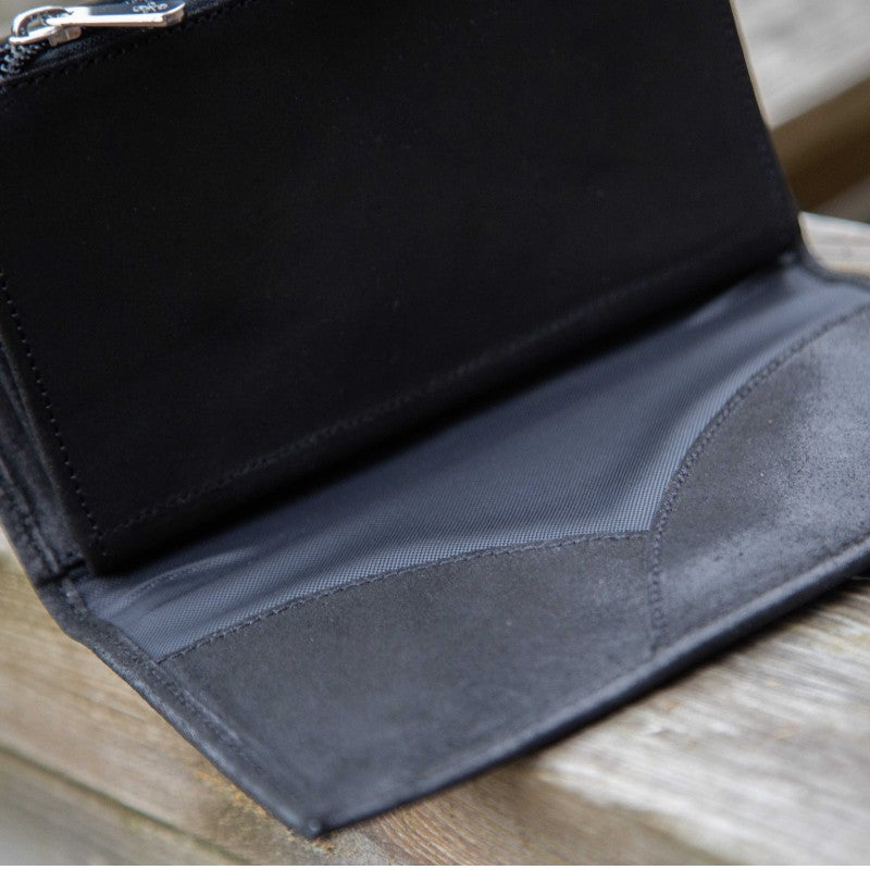 Pénélope - Bertille black glitter wallet