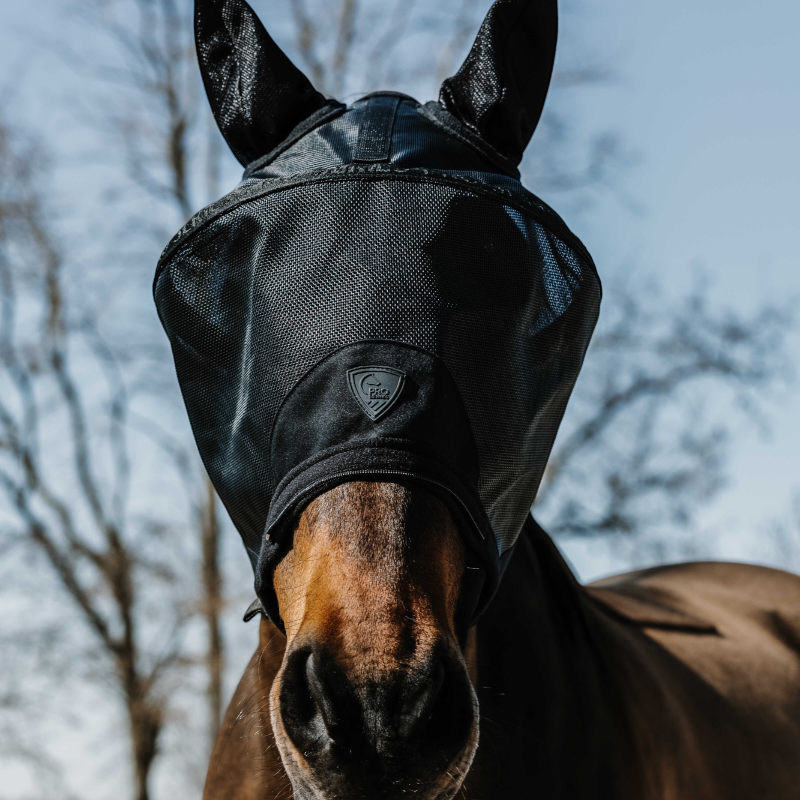Pro Series - Zwarte anti-vlieg en UV-masker