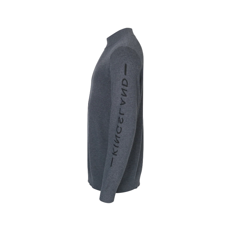 Kingsland - Men's knitted sweater KLVikko grey forged iron