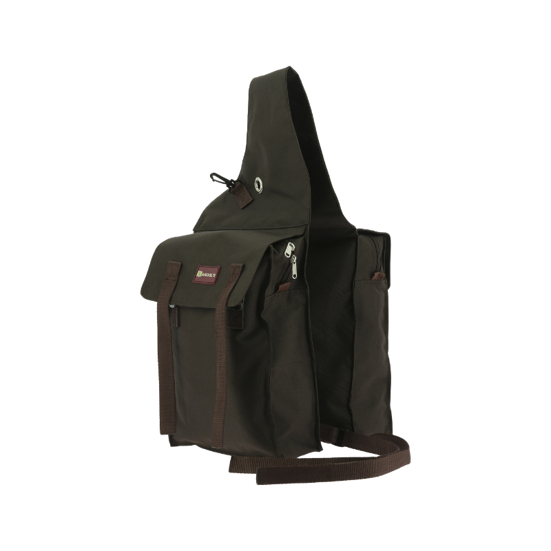 Randol's - Sacoche de randonnée double à rabats brun | - Ohlala