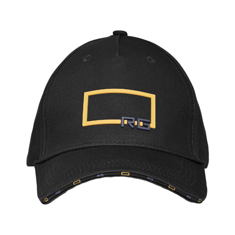RG Italy - Casquette unisexe RG Print Baseball noir | - Ohlala