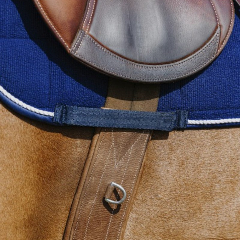 Riding World - Tapis de selle Corduroy marine | - Ohlala