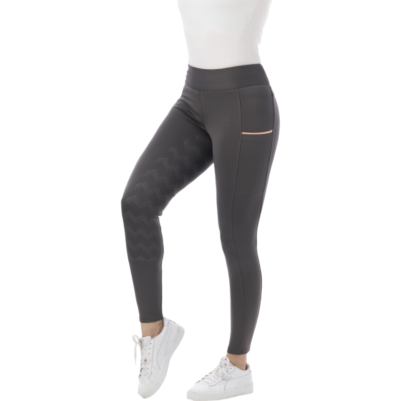 Riding World - Legging d'équitation enfant agadir gris | - Ohlala