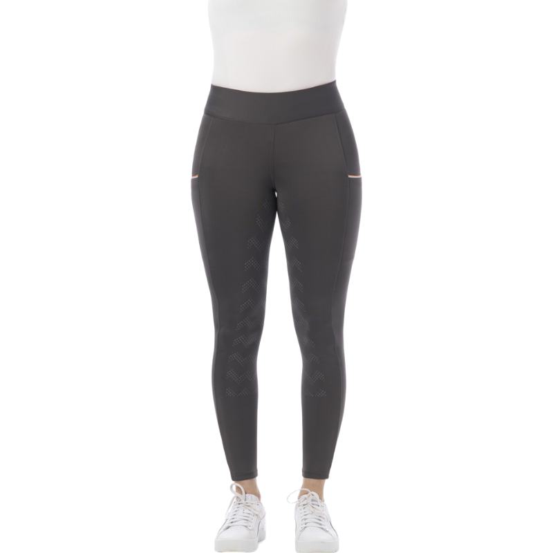 Riding World - Legging d'équitation enfant agadir gris | - Ohlala