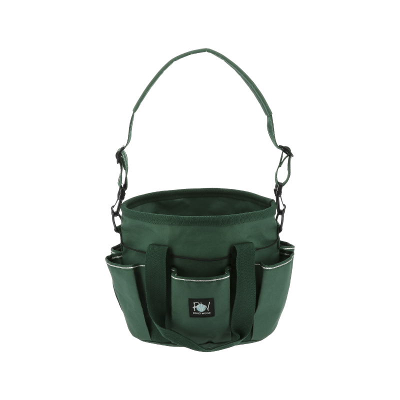 Riding World - Sac de pansage multipoches vert foncé | - Ohlala