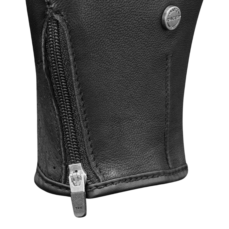 Racer - Gants d'équitation compétition cuir Ambition noir | - Ohlala