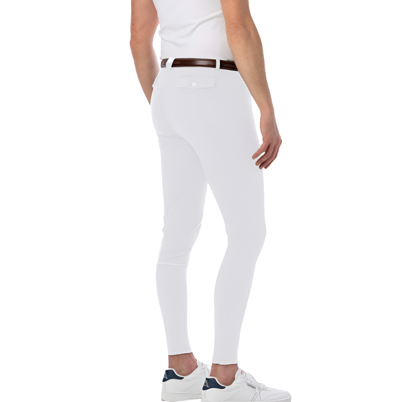 Riding World - Pantalon d'équitation homme Lecaire blanc