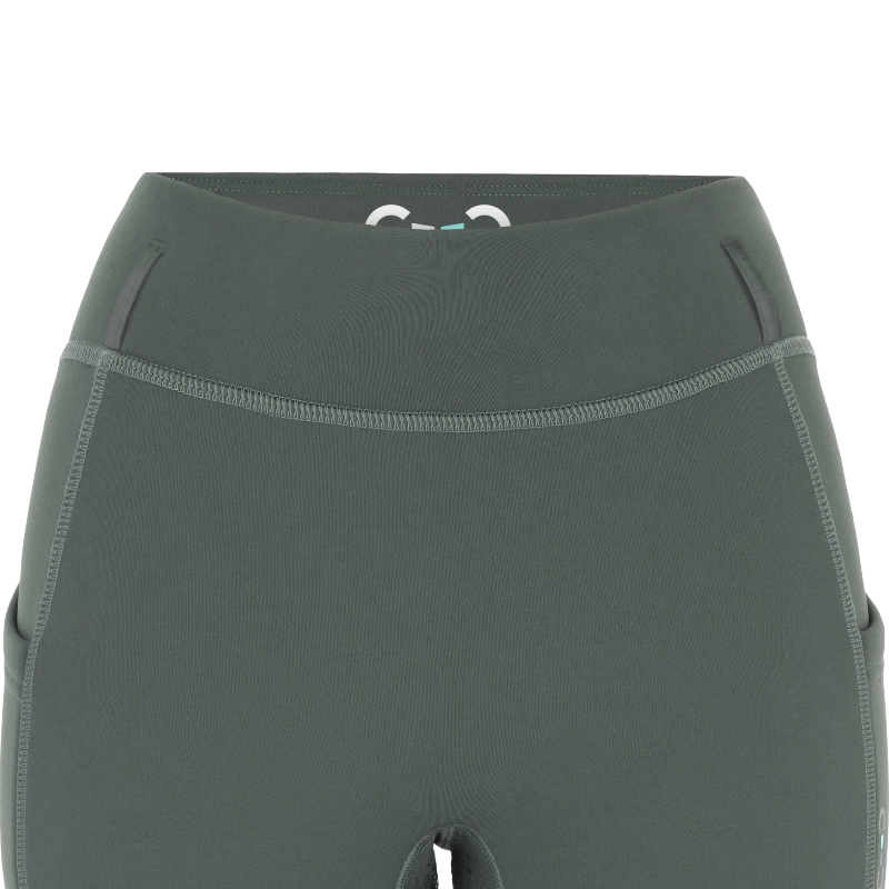 Riding World - Dames polar rijlegging Volga grijs/groen