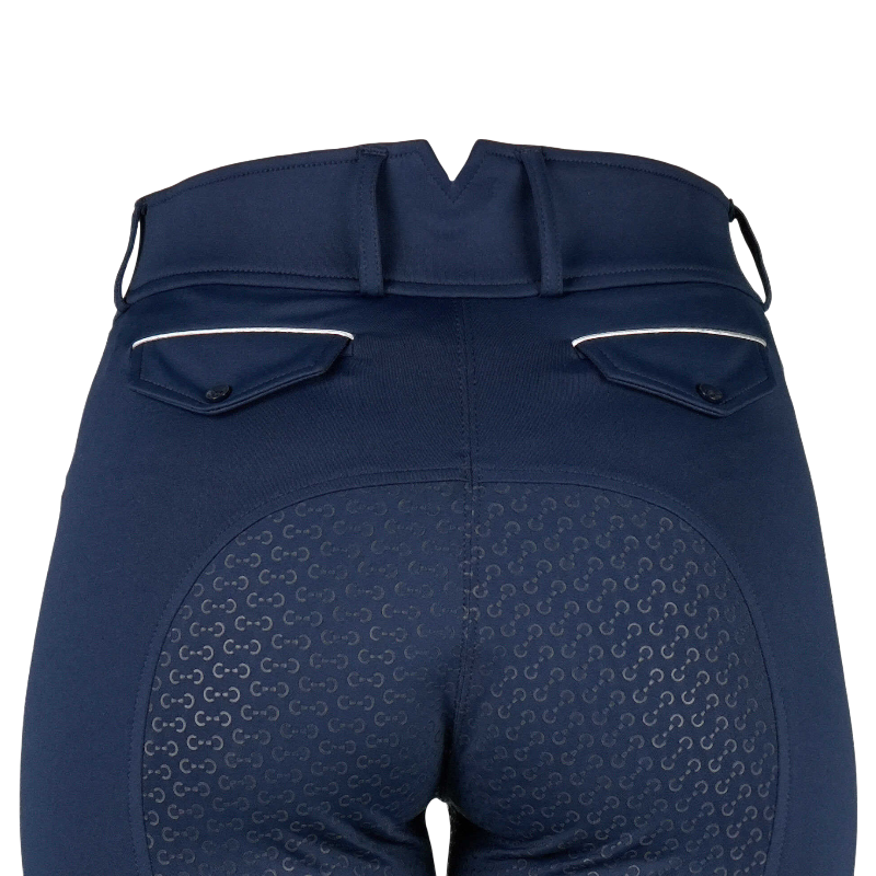 Riding World - Pantalon d'équitation femme River marine