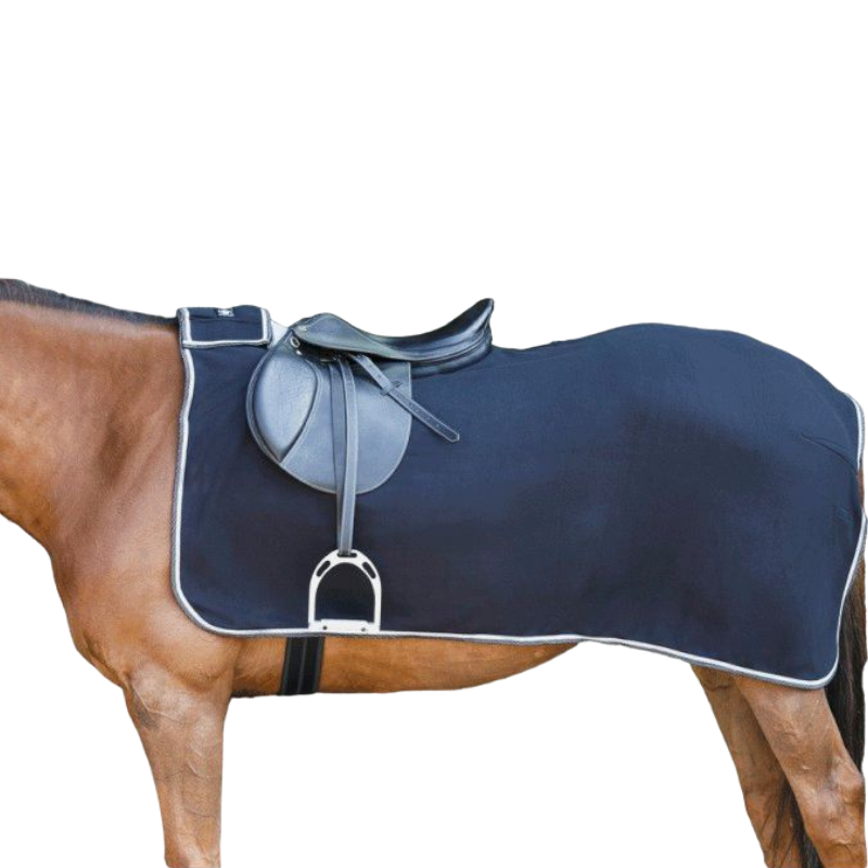 Riding World - Couvre-reins polaire noir 220g | - Ohlala