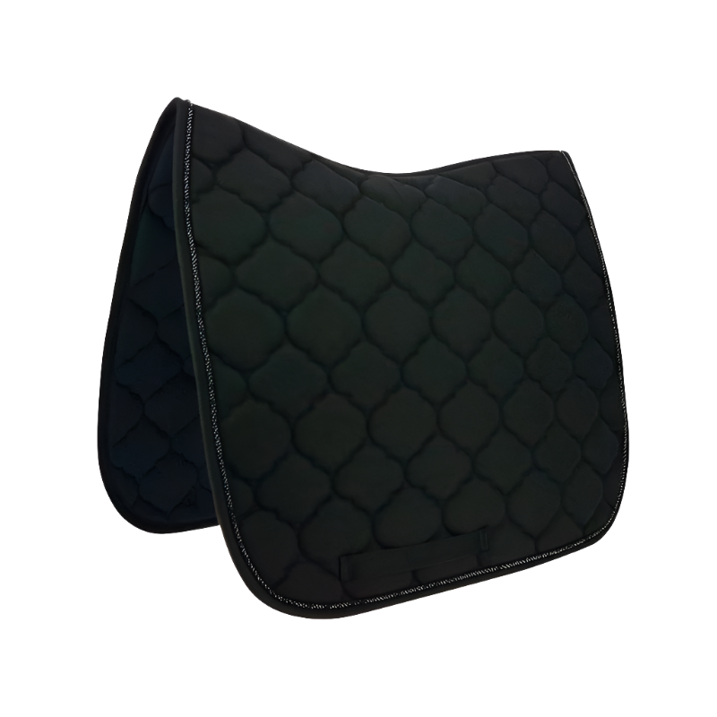 Riding World - Tapis de selle dressage Rope noir | - Ohlala