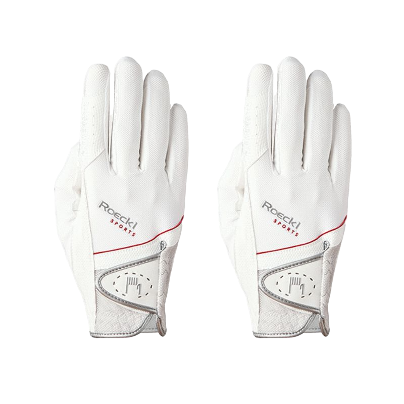 Roeckl - Gants d'équitation Madrid Blanc | - Ohlala