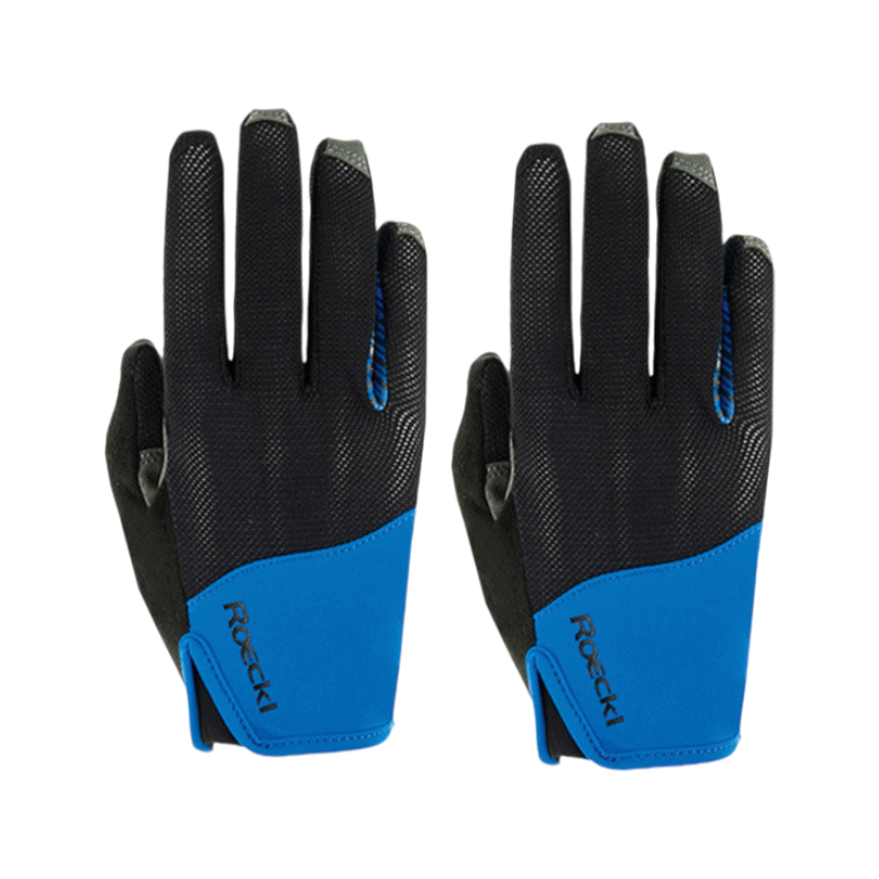 Roeckl - Gants d'équitation Lynn noir/bleu | - Ohlala