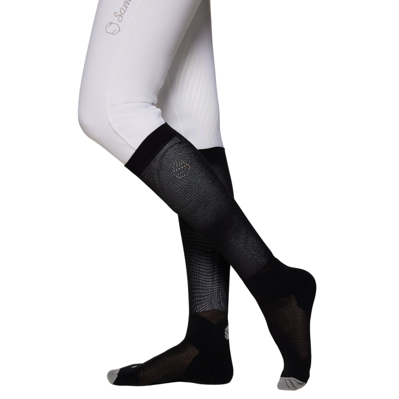 Samshield - Chaussettes d'équitation unsiexe Balzane Soft Air black holo | - Ohlala