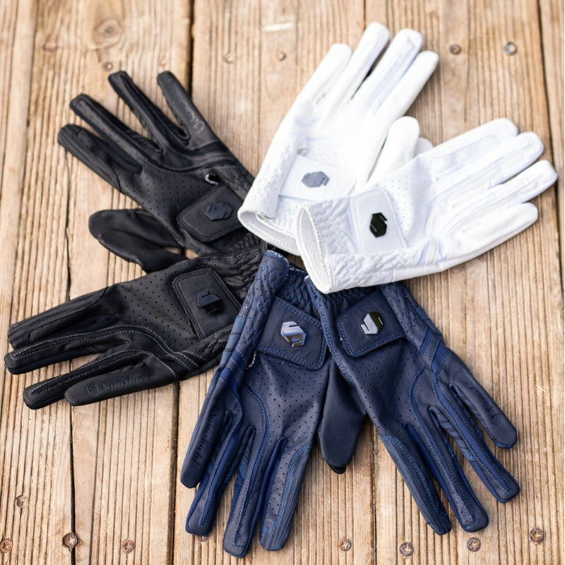 Samshield - Gants V-Skin blazon blanc/ noir chrome | - Ohlala