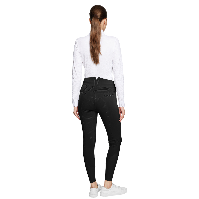 Samshield - Dames rijbroek Claranova zwart full grip
