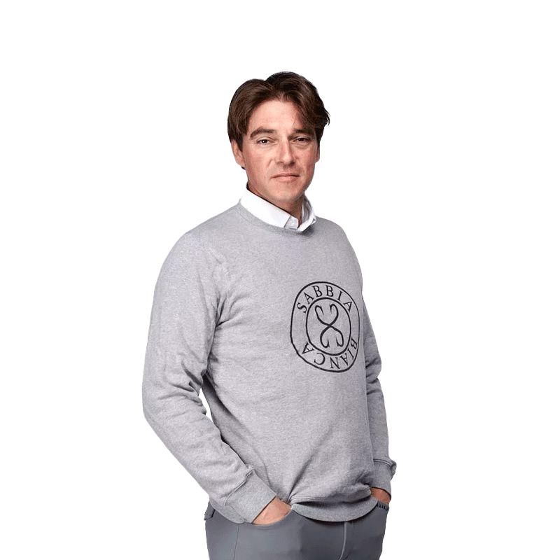 Sabbia Bianca - Sweat homme Matteo gris | - Ohlala