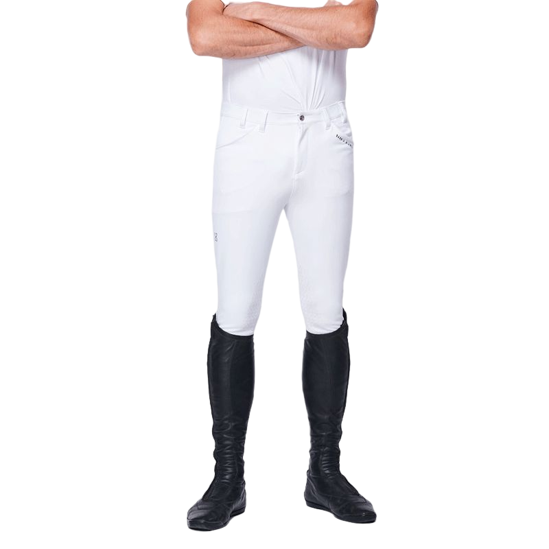 Sabbia Bianca - Pantalon d'équitation homme Maximus blanc | - Ohlala