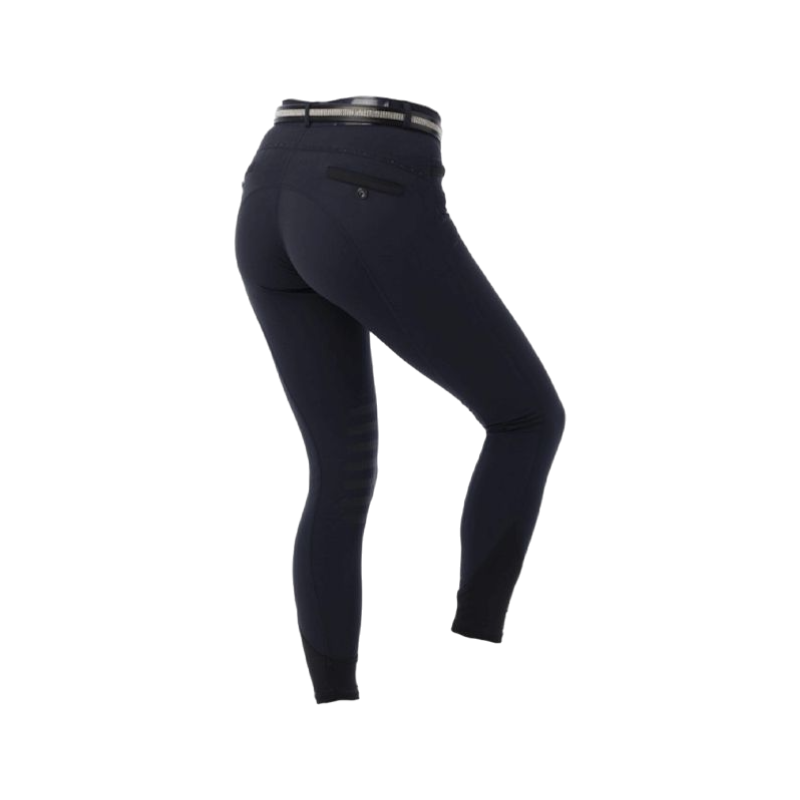 Equithème - Pantalon d'équitation femme Safir marine/ noir | - Ohlala
