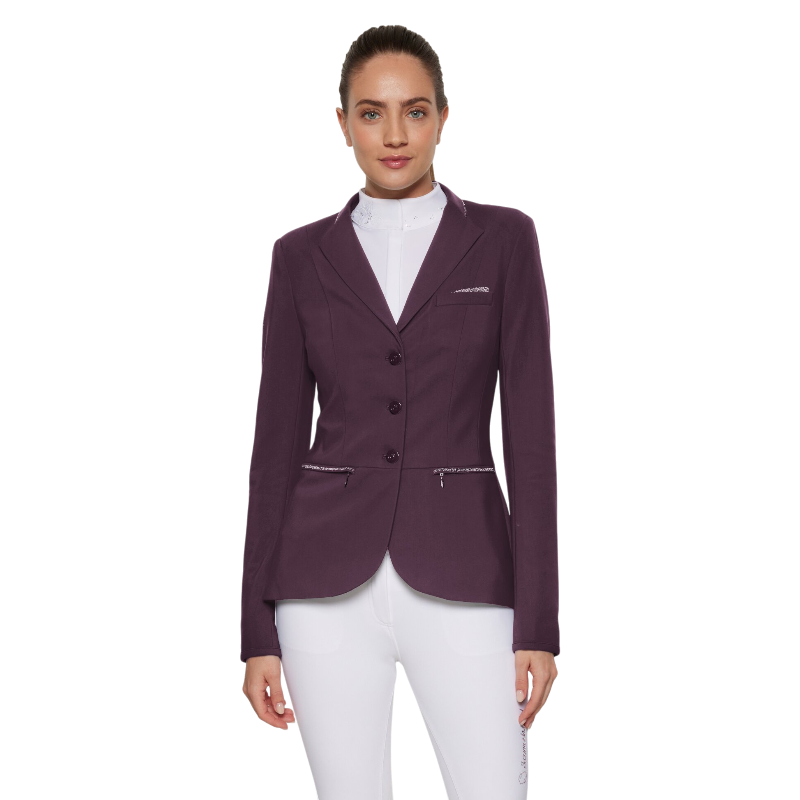 Samshield - Veste de concours femme Victorine Crystal Fabric regular plum | - Ohlala