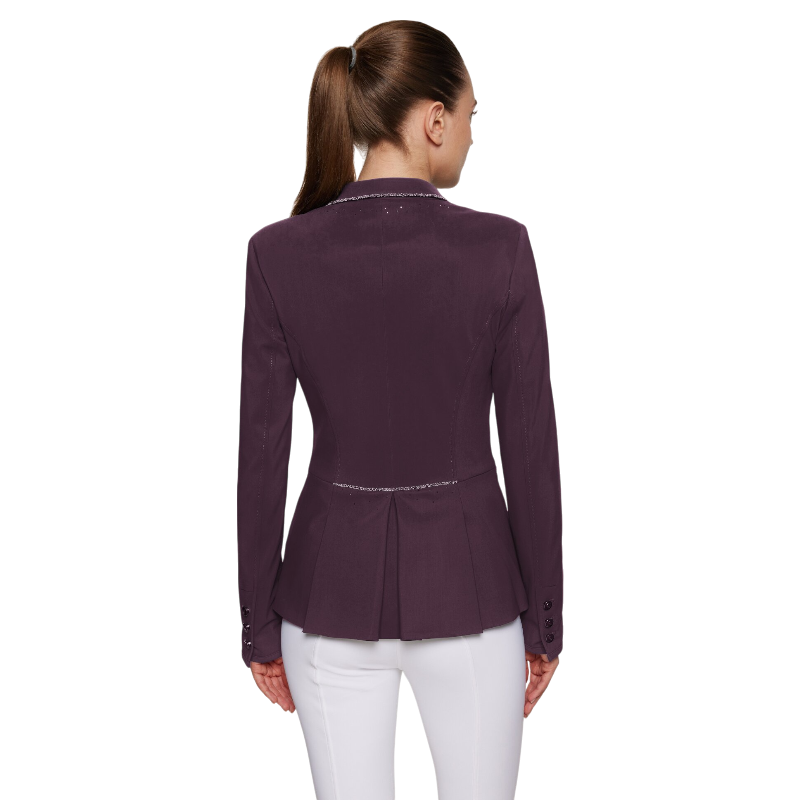 Samshield - Veste de concours femme Victorine Crystal Fabric regular plum | - Ohlala