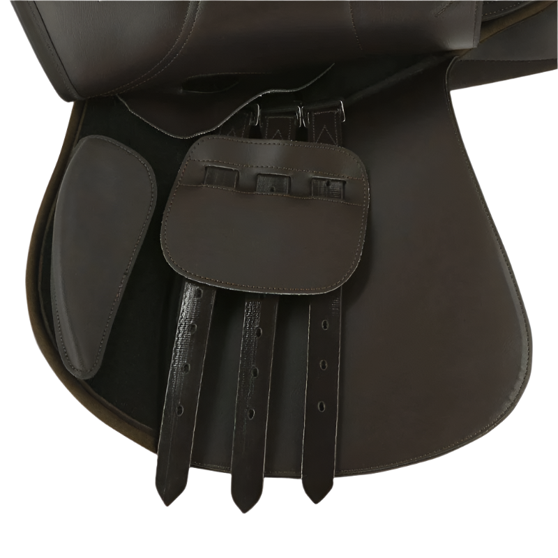 Norton - Selle mixte Rexine Evol brun | - Ohlala