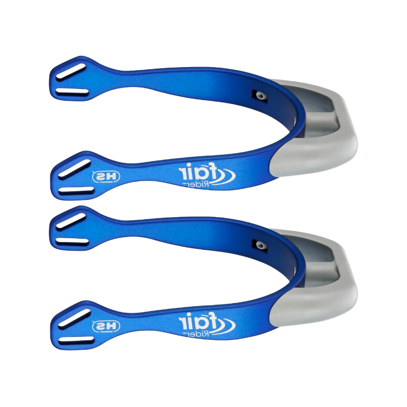 Sprenger - Eperons Fairrider plats bleu/ argent | - Ohlala