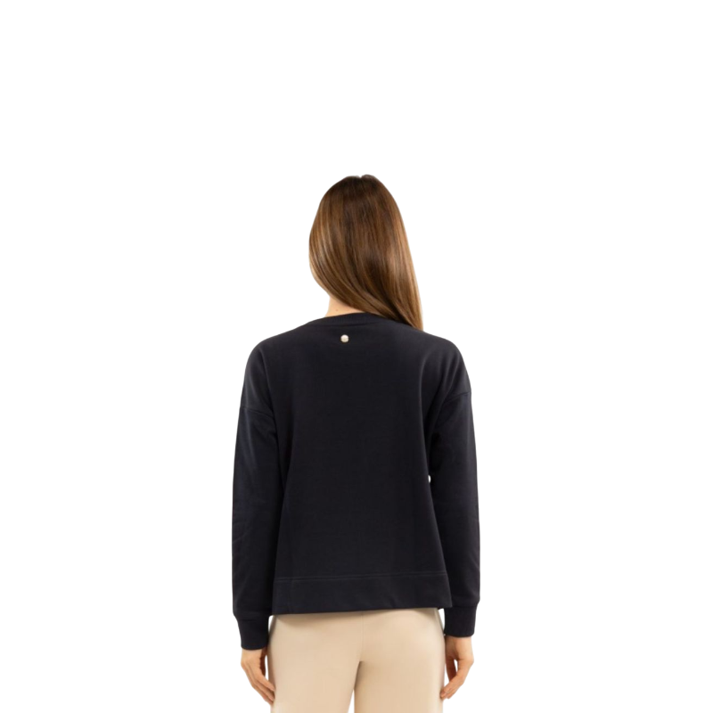 Harcour - Sweat à manches longues femme Batista marine | - Ohlala