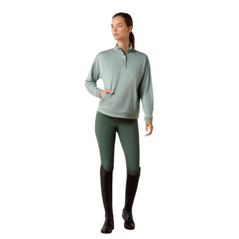 Ariat - Sweat manches longues femme Breathe chinois green | - Ohlala