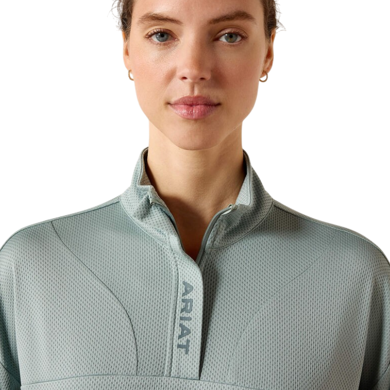 Ariat - Sweat manches longues femme Breathe chinois green | - Ohlala