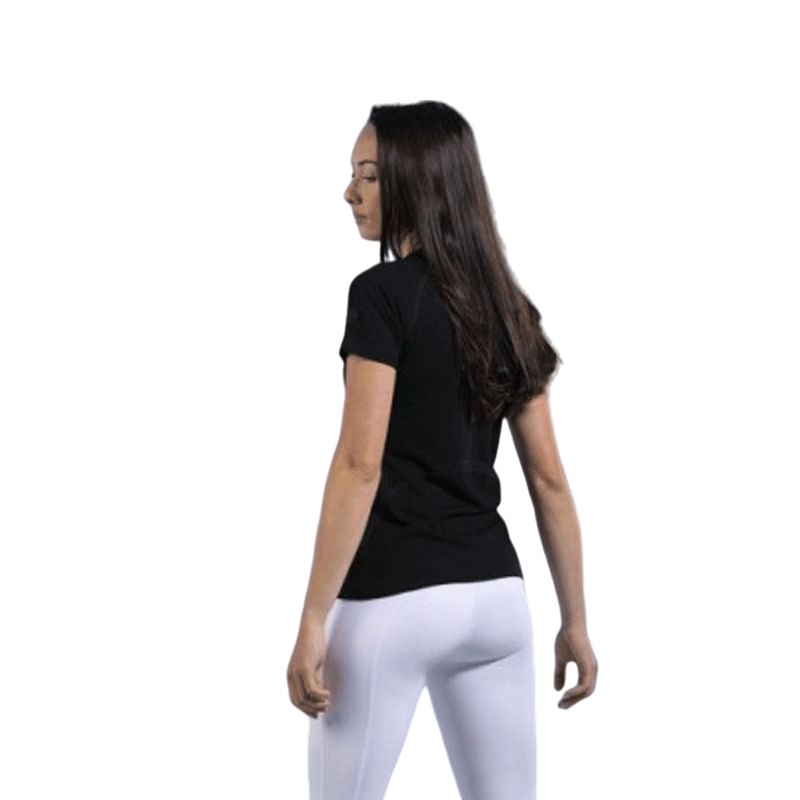 Pro Series - T-shirt manches courtes Vibration femme noir | - Ohlala