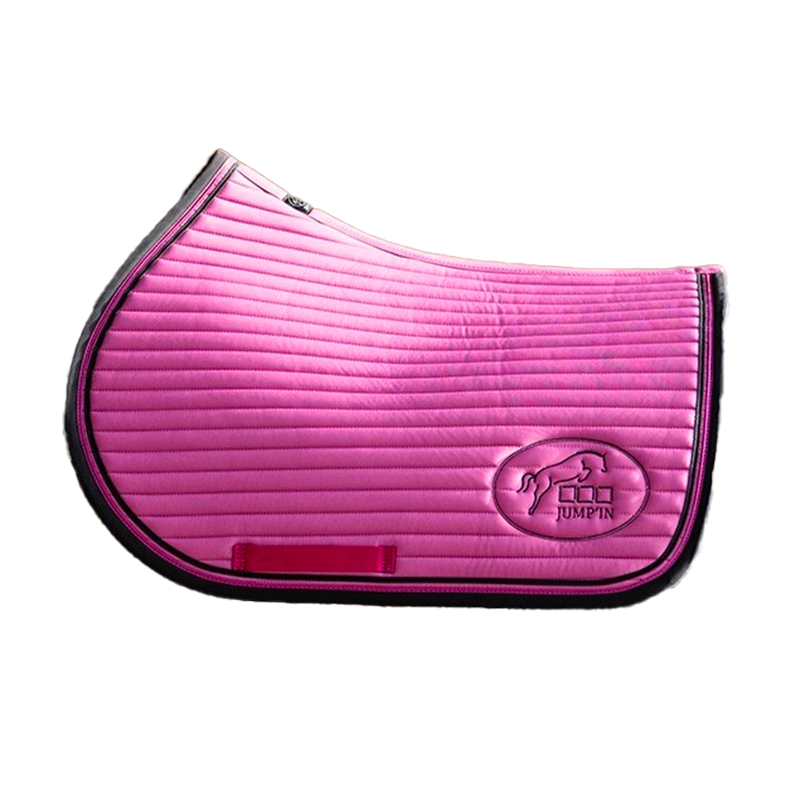 Jump'In - Tapis de selle Balthazar framboise/ noir