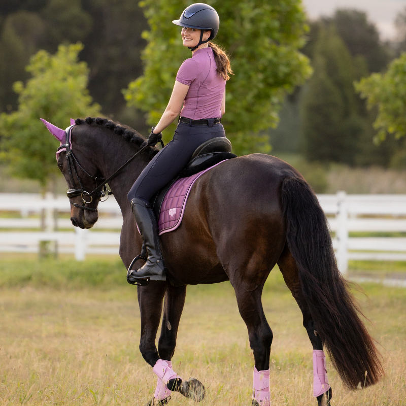 LeMieux - Tapis de dressage Loire Classic mallow | - Ohlala