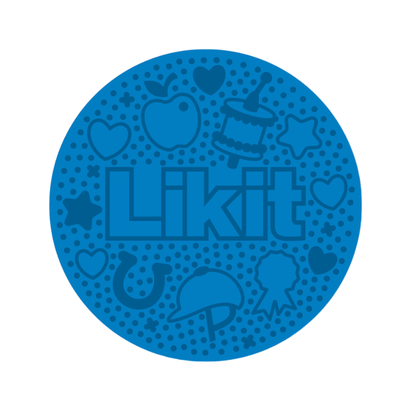 Likit - Tapis de léchage Graze maze bleu | - Ohlala