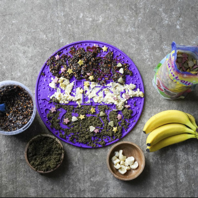 Likit - Tapis de léchage Graze maze violet | - Ohlala