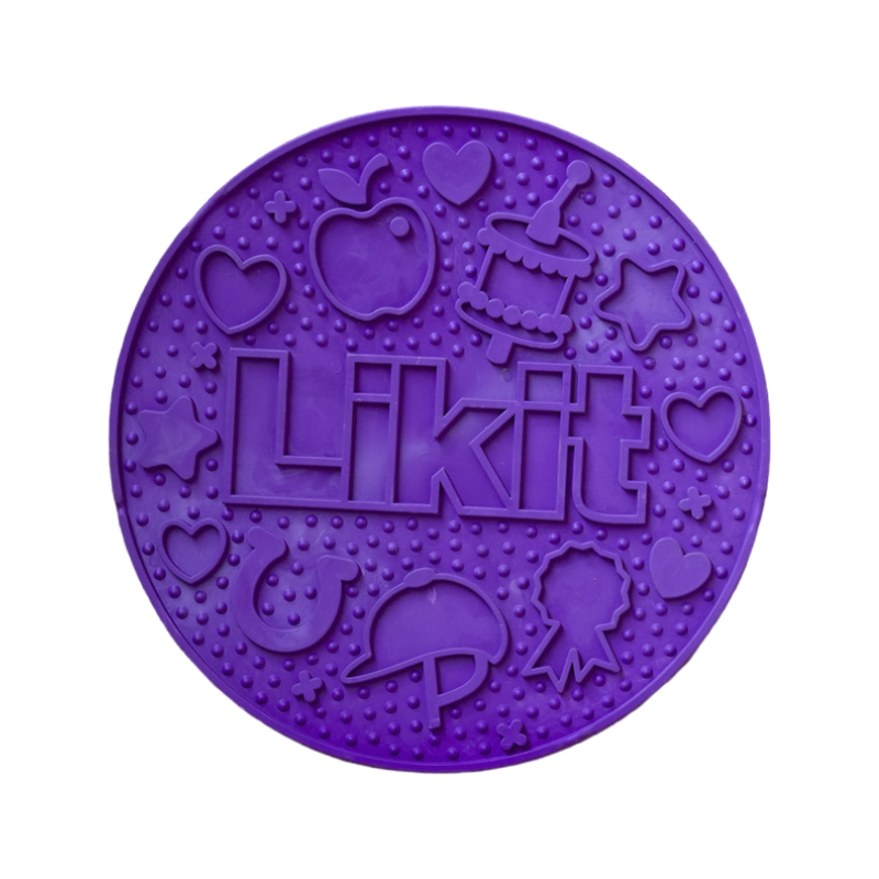 Likit - Tapis de léchage Graze maze violet